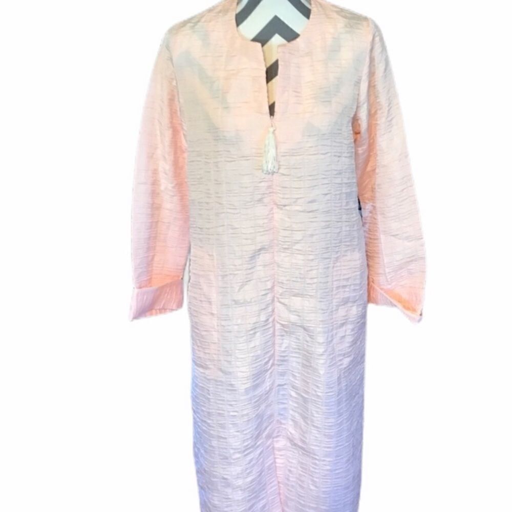 NWT Kim Rogers Robe SMALL Pale Peach